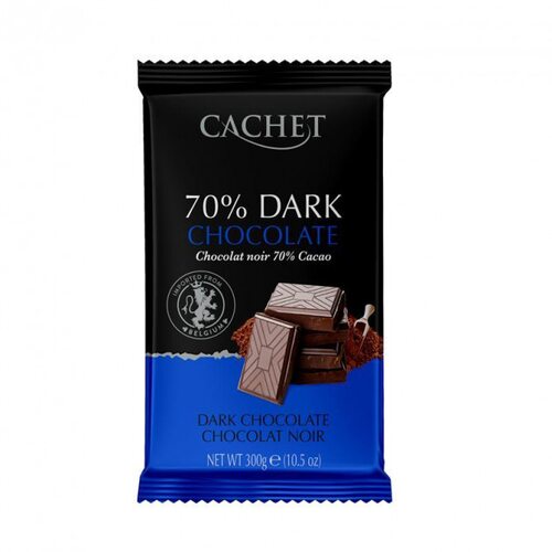 Шоколад CACHET Dark 70% 300гр Шоколад CACHET Dark 70% 300гр