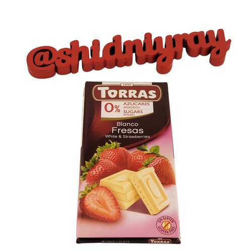 Шоколад TORRAS Fresas White Strawberries 75гр Шоколад TORRAS Fresas White Strawberries 75гр