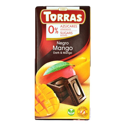 Шоколад TORRAS Negro Mango 75гр